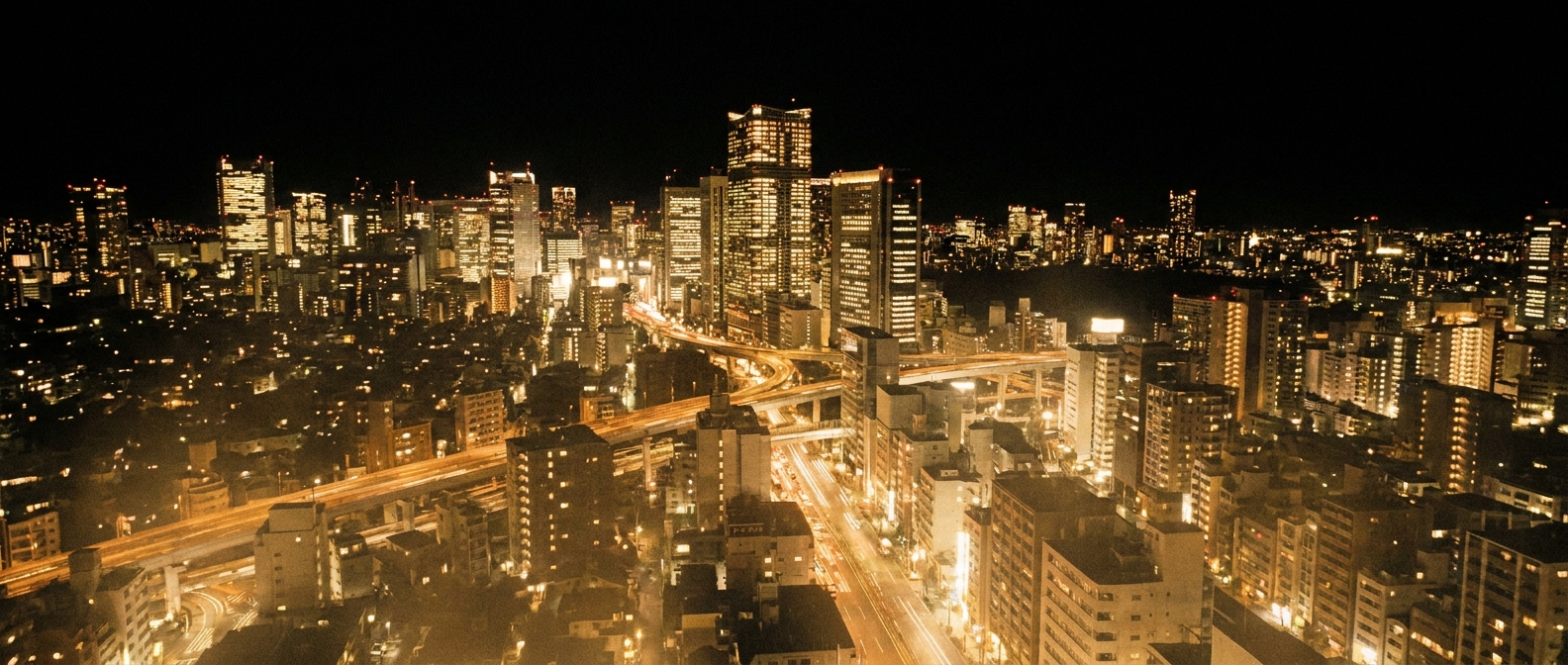 Sora 2 frame — aerial shot over neon Tokyo at night